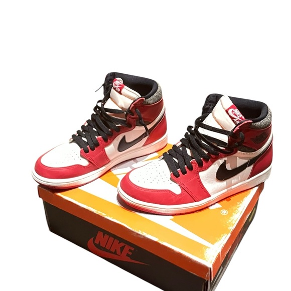 Nike Air Jordan 1 Retro High OG Chicago 2015 Red White Black Men’s - Picture 4 of 9